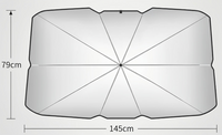 Parasol Plegable para Parabrisas — Protección Solar UV